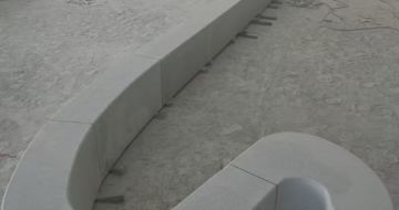 雅安 花岗岩整石坐凳拼装