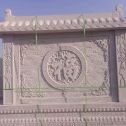 雅安 芝麻白花岗岩屏风，照壁，影壁