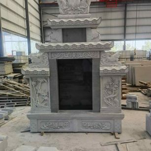 雅安 芝麻灰高档墓碑、土墓，一套也支持定做