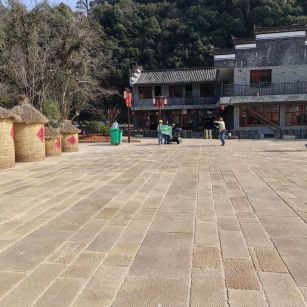 雅安仿古石铺装效果
