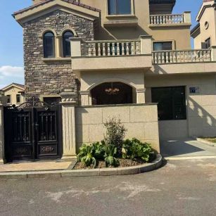 雅安黄金麻别墅干挂效果展示