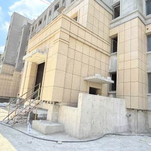 雅安 黄金麻干挂，工地实拍