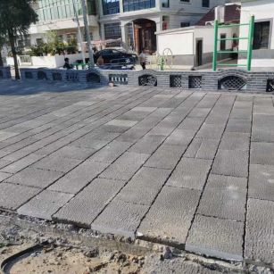 雅安仿古石铺装效果