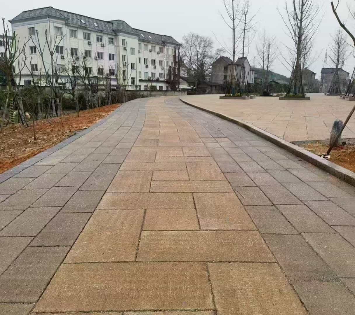雅安仿古石铺装效果