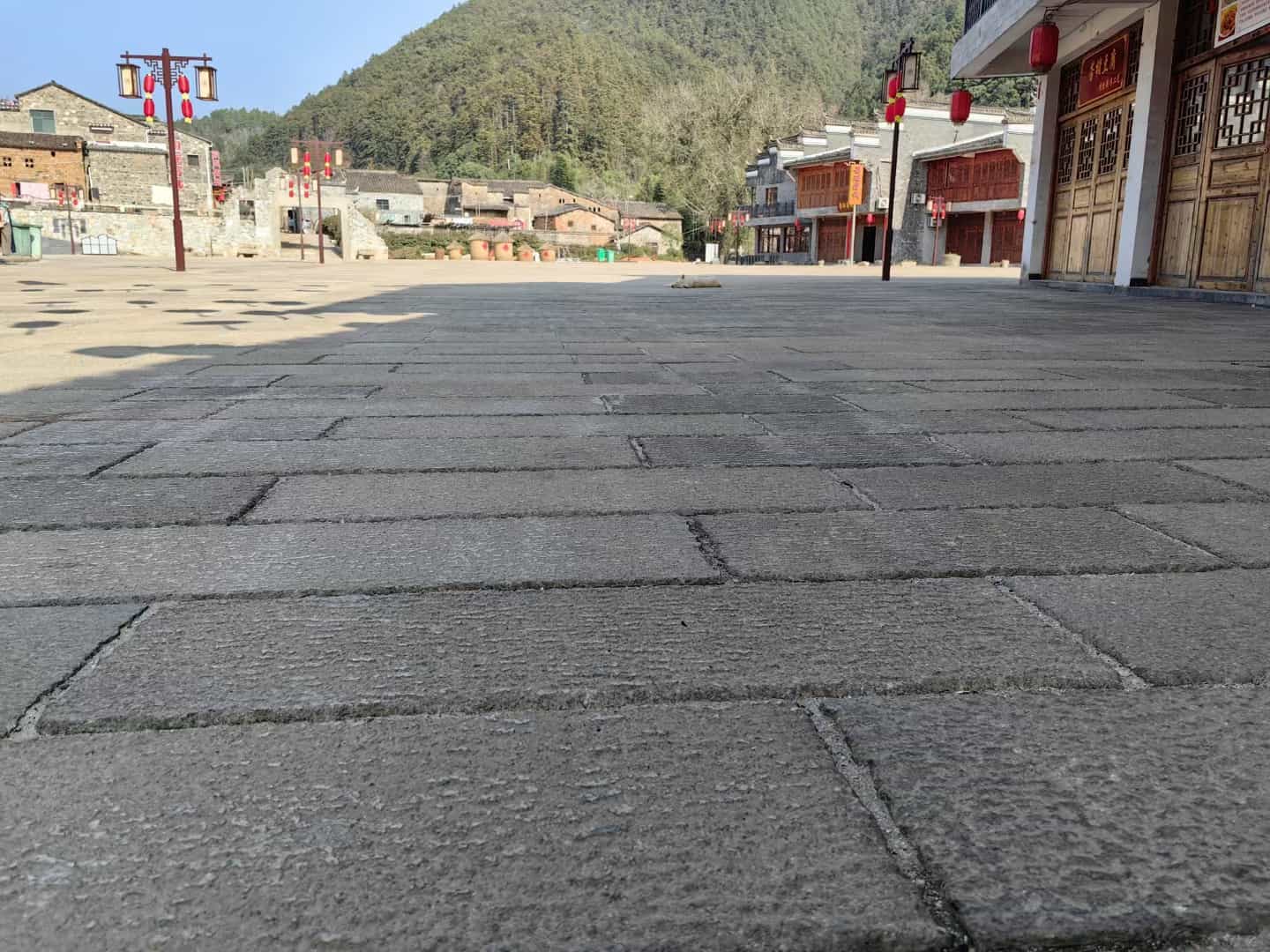 雅安仿古石铺装效果