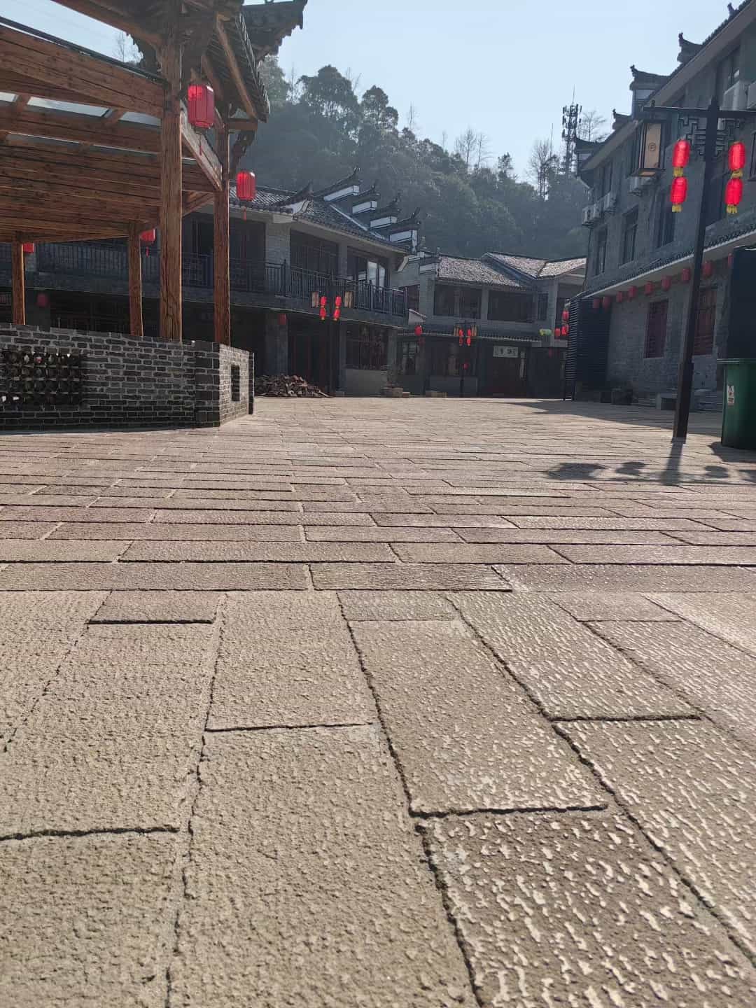 雅安仿古石铺装效果