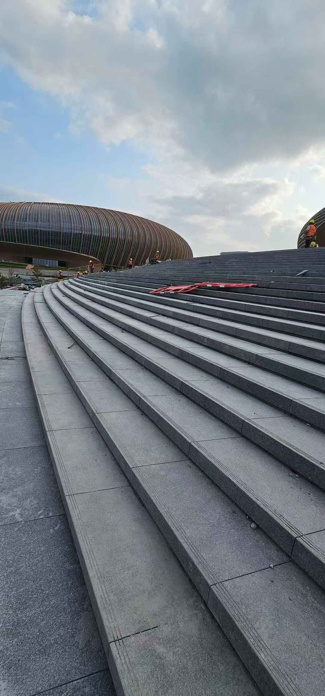 雅安 弧形整石台阶铺装效果图