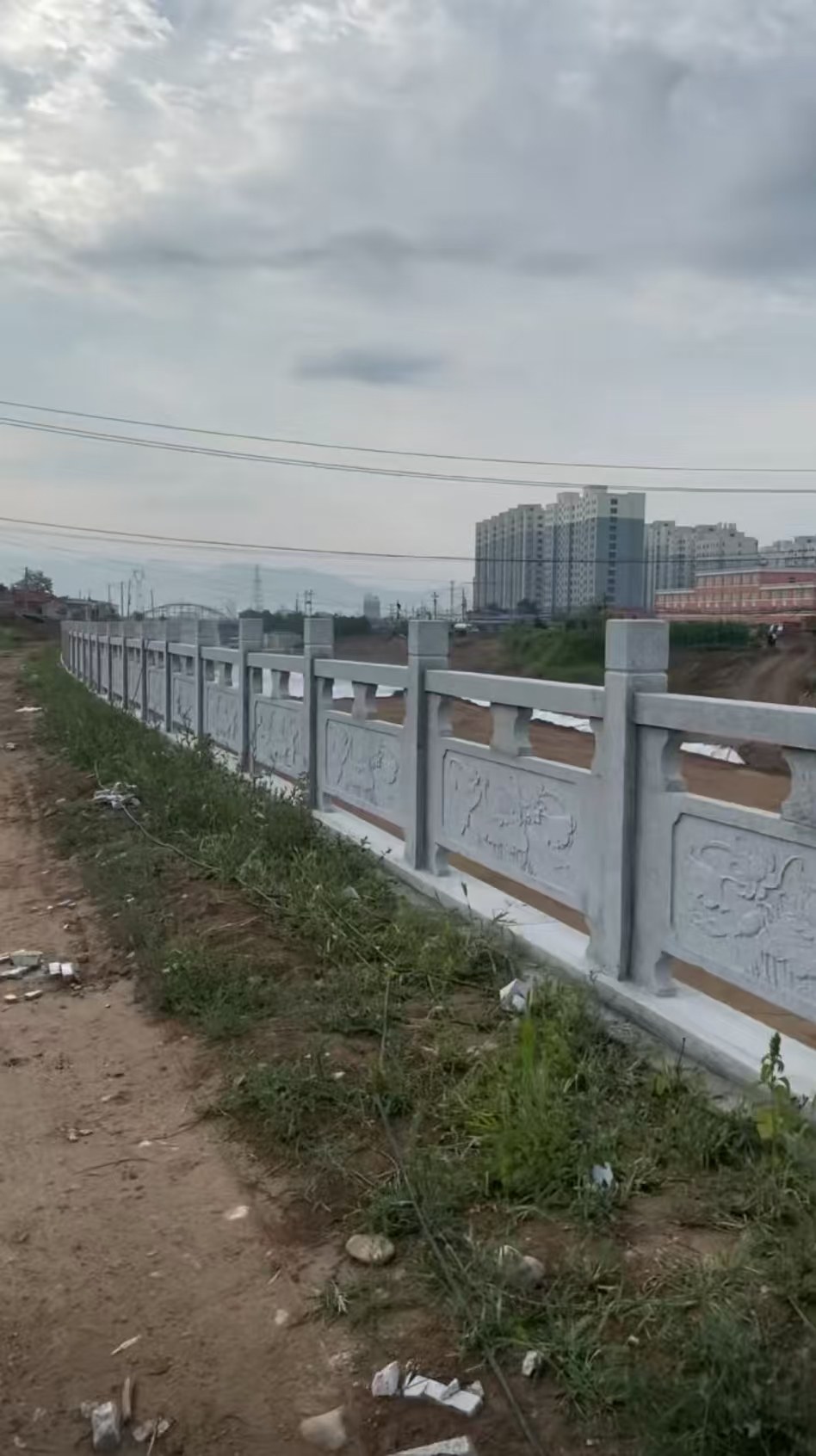 雅安 石材河道栏杆