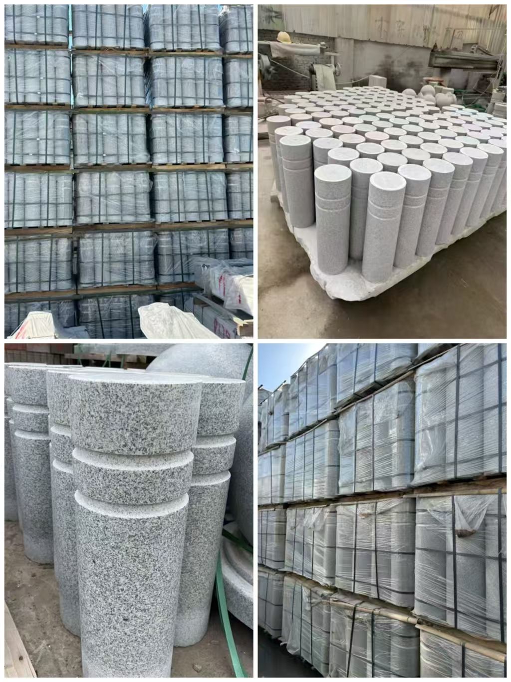 雅安 芝麻白花岗岩挡车柱、隔离柱多少钱