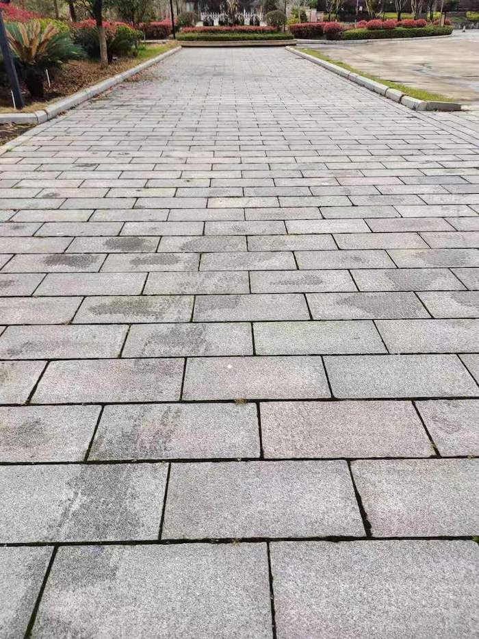 雅安芝麻白园林地铺石